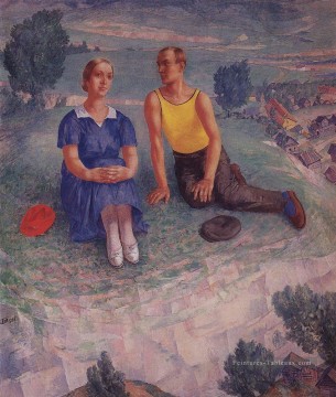 printemps 1935 Kuzma Petrov Vodkin Peinture à l'huile